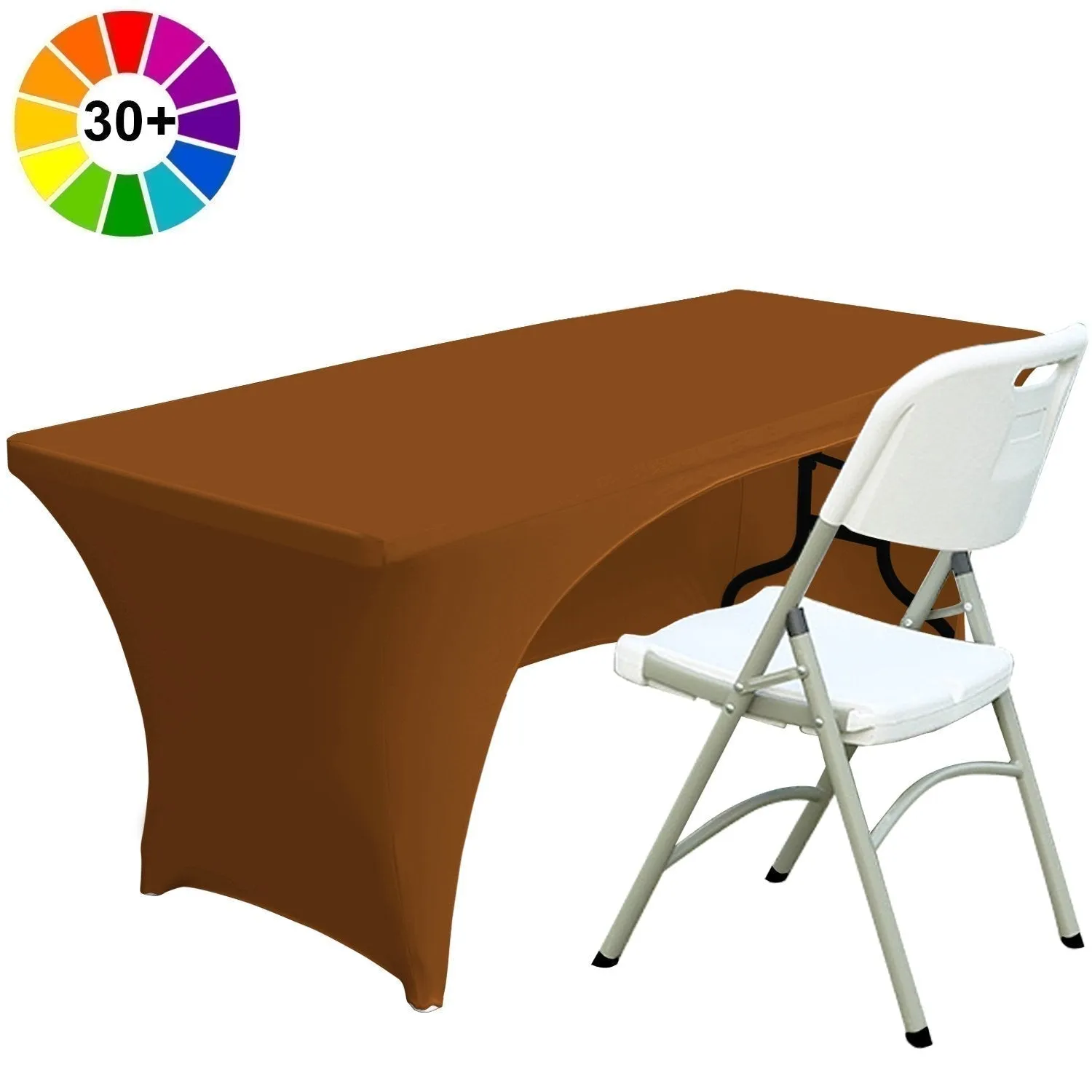 ABCCANOPY Spandex Table Cover Fitted Polyester Tablecloth (Incomplete encirclement)