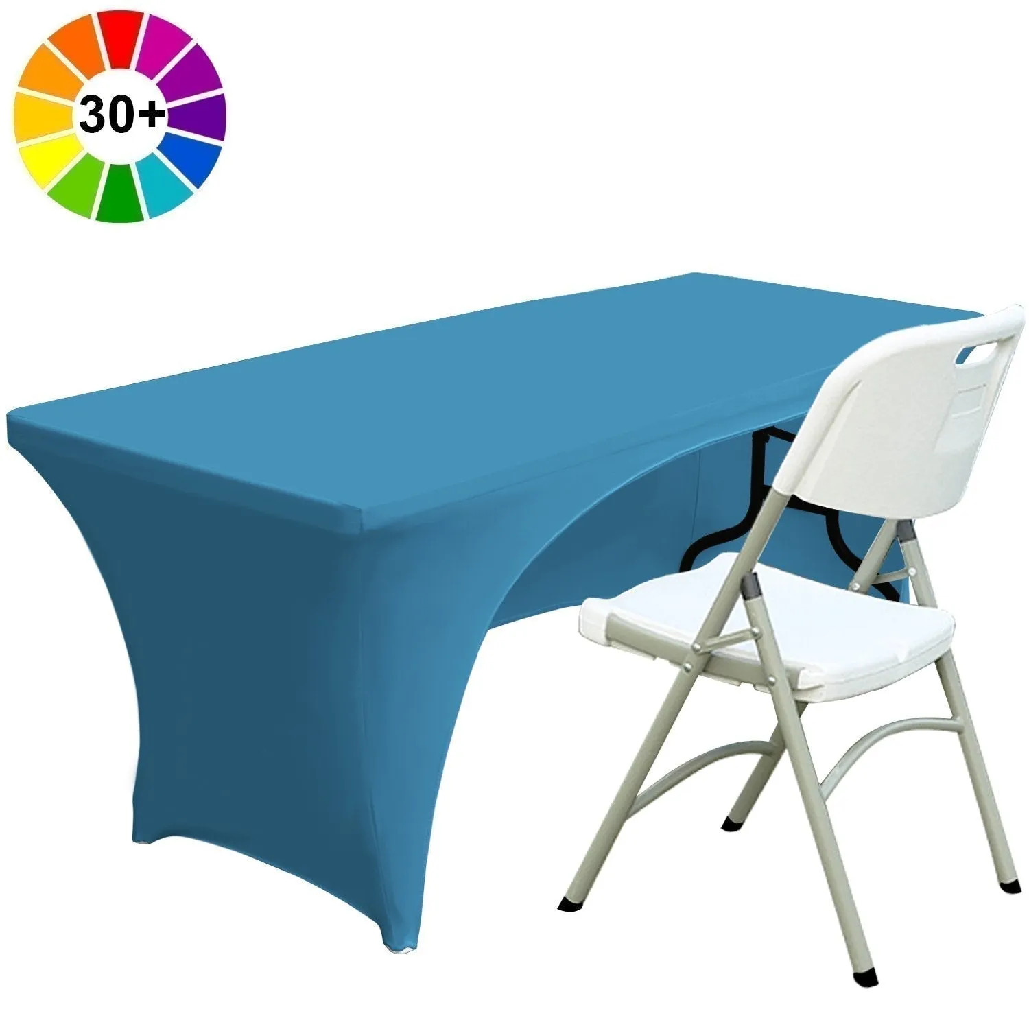 ABCCANOPY Spandex Table Cover Fitted Polyester Tablecloth (Incomplete encirclement)