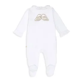 Angel Wing Pima Cotton Sleepsuit