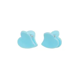 Baby Heart Clip Set in Aqua Love