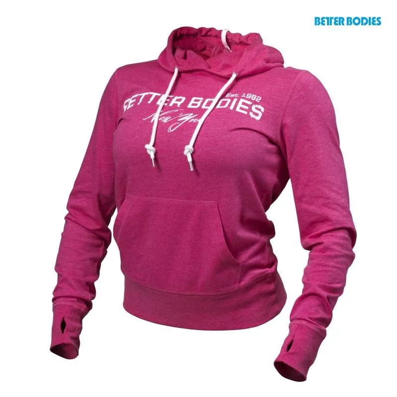 Better Bodies N.Y Hood Sweater  - Pink Melange