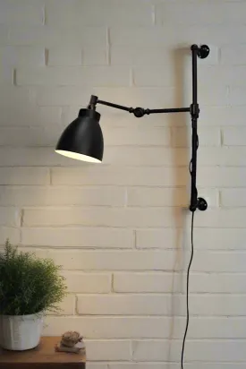 Cellar Swing Wall Light With Wall Plug