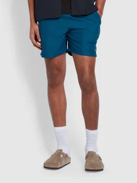 Colbert Regular Fit Plain Swim Shorts In Sailor Blue