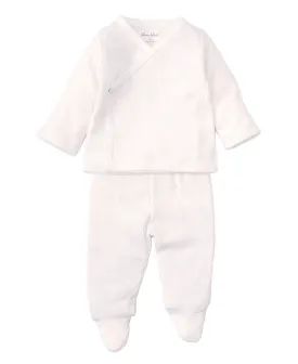 Kissy Kissy Pointelle Cross Tee & Pant Set - Multiple Colors!